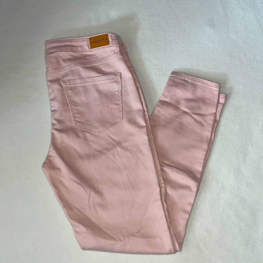 Aeropostale Light Pink High Waisted Jegging